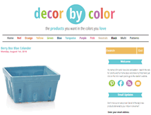 Tablet Screenshot of decorbycolor.com